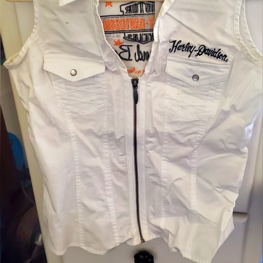 Harley davidson medium sleeveless top